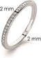 TI SENTO Ring 1923ZI - Zilveren dames ring - Maat 54