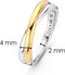 TI SENTO Ring 1953SY - Zilveren dames ring - Maat 54