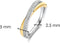 TI SENTO Ring 1953ZY - Zilveren dames ring - Maat 60