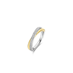 TI SENTO Ring 1953ZY - Zilveren dames ring - Maat 62