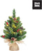 Black Box Kunstkerstboom Creston - 35x35x45 cm - Pvc - Groen