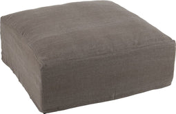 J-Line Hoes Voor Poef Monaco Linnen Desert Taupe