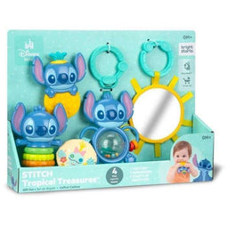 DISNEY BABY - STITCH - Geboortegeschenkset - 4 speeltjes (4 stuks)