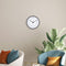 Wandklok 30cm-Stil-Zwart/Wit-Plastic-nXt Easy Big