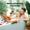 RelaxTub® Badplank - Badrek - Uitschuifbaar 74-100 cm - Bamboe - Bruin