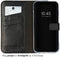 Selencia iPhone 14 Plus - Echt Lederen Bookcase - 3 Pashouders - Zwart