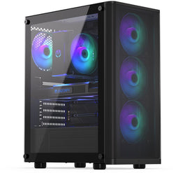 ENDORFY Ventum 200 ARGB - Full Tower PC - ATX Micro-ATX Mini-ITX - Zwart