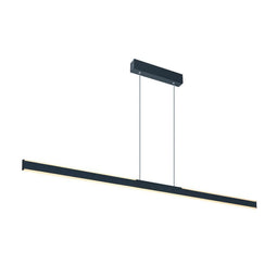 SLV One Linear - Hanglamp 2x15W - 140cm - Zwart - 1006188