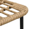 vidaXL - Tuinstoelen - 2 - stuks - poly - rattan - eikenkleurig