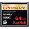 Sandisk Extreme Pro - Compact Flash - 64GB 160MB/s