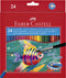 Faber-Castell aquarelpotlood - etui 24 stuks + penseel - FC-114425