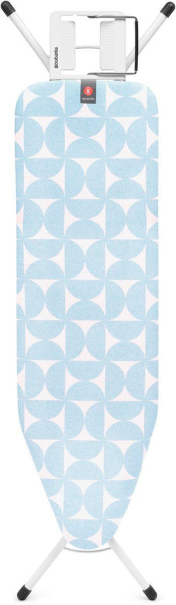 Brabantia Strijkplank B - Strijkijzerhouder - 124 x 38 cm - Fresh Breeze
