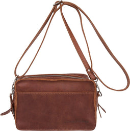 Cowboysbag Folkestone - Crossbodytas - 2 hoofdcompartimenten - Cognac