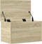 vidaXL - Opbergbox - 60x35x35 - cm - bewerkt - hout - sonoma - eikenkleurig