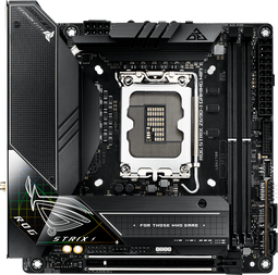 ASUS ROG Strix Z690-I - Mini ITX Moederbord - Intel Z690 - 2x DDR5 - 64GB Geheugenondersteuning - WiFi 6E