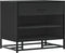 vidaXL - Schoenenbank - 60x40x53,5 - cm - bewerkt - hout - en - metaal - zwart