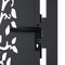 vidaXL - Poort - 105x80 - cm - met - boomontwerp - staal - antracietkleurig