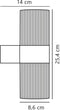 Nordlux Kyklop Ripple - Wandlamp - 2xGU10 - Roestkleurig (2 stuks)