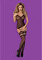Obsessive Bodystocking - Erotische Body - One Size - Zwart