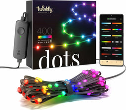 Twinkly Dots - Lichtsnoer - 400 RGB LED - 20M - Wifi - Zwart