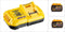 DeWalt DCB118X2-QW - Acculader - Laadt 6,0 Ah in 60 min - 18V XR en XR FLEXVOLT Li-Ion