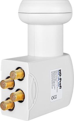 Megasat 401074 - HD-Profi Quad LNB - Voor 4 ontvangers - Wit