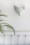 Tiamo Wanddecoratie Foxy Fox 40 Cm Mintgroen-grijs