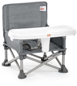 Pop ‘N Sit Portable Booster Seat - Grey.