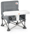 Pop ‘N Sit Portable Booster Seat - Grey.
