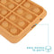 iMoshion Hoesje Geschikt voor Samsung Galaxy A52s / A52 (4G) / A52 (5G) Hoesje Siliconen - iMoshion Pop It Fidget Toy - Pop It hoesje - goud