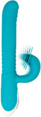 Stotende vibrator met intense clitorisstimulator Evolved -