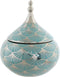 Tibor DKD Home Decor Porselein Gouden Turkoois Wit 18 x 18 x 22 cm Orientaals Verchroomd