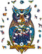 UNIDRAGON Houten Puzzel Voor Volwassenen Dier - Charmante Uil - 101 stukjes - Small 15x26 cm
