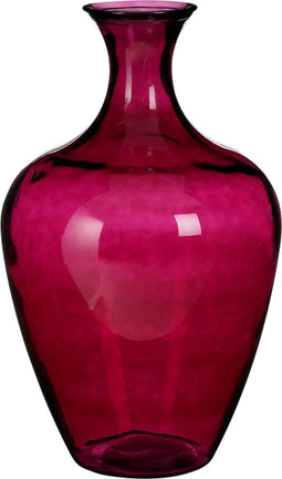 Mica Decorations Vaas Olivier - 40x40x65 cm - Glas - Rood