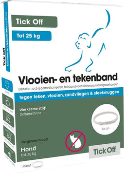 Tick Off Anti Vlooien en Teken Halsband Hond tot 25 kg