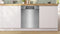 Bosch SMU2HVS06E - Onderbouw Vaatwasser - 14 couverts - 46 dB - Geborsteld staal