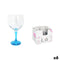 Cocktailglas LAV Blauw 4 Onderdelen (6 Stuks)
