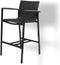 Tierra Outdoor Foxx Barstoel Teak - Charcoal