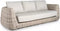 Tierra Outdoor Loungebank Wakkanda - 3-zit tuinbank - Aluminium en XXL Wicker - Beige