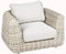 Tierra Outdoor Loungestoel Wakkanda - Aluminium en XXL Wicker - Beige