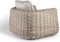 Tierra Outdoor Loungestoel Wakkanda - Aluminium en XXL Wicker - Beige