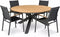 Tierra Outdoor Tuinstoel Foxx Teak - Dining Tuinstoel - Aluminium - Antraciet