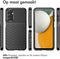 imoshion Hoesje Geschikt voor Samsung Galaxy A15 (5G) / A15 (4G) Hoesje Siliconen - imoshion Thunder Backcover - Zwart