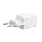 KSIX Oplader - 30 W - USB-C en USB-A - Wit
