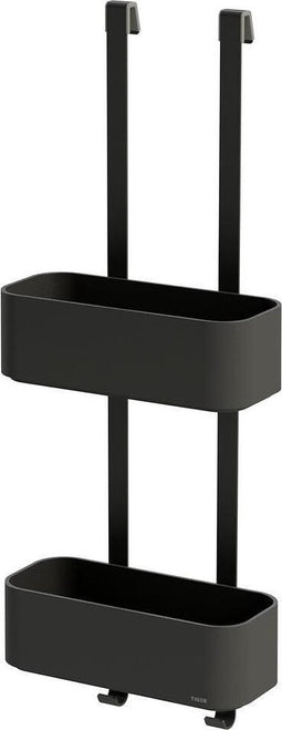 Tiger 2-Store - Ophangbaar doucherek 25 cm - Zonder boren - Zwart