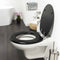 Tiger Blackwash - WC bril - Toiletbril met deksel - Soft Close - MDF - Zwart
