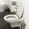 Tiger Boston - WC bril - Toiletbril met deksel - Soft close - Easy Clean functie - Duroplast - Wit / RVS geborsteld