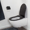 Tiger Tune - WC bril D-vorm - Toiletbril - Softclose - Easy clean functie - Duroplast - Zwart / Goud geborsteld