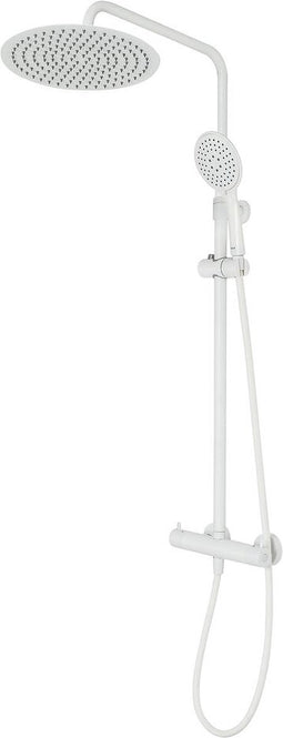 Tiger Twiss Doucheset - Regendouche Ø 30 cm - Handdouche Ø 12 cm - Met thermostaatkraan - 3 standen - Wit