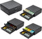 BRASQ Capsulehouder - Koffiecups houder - 2 lades - Tot 50 cups - Zwart